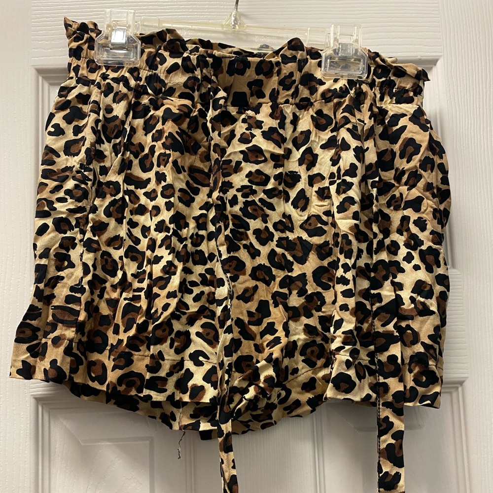 Cheetah Print Shorts